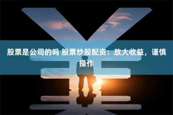 股票是公司的吗 股票炒股配资：放大收益，谨慎操作