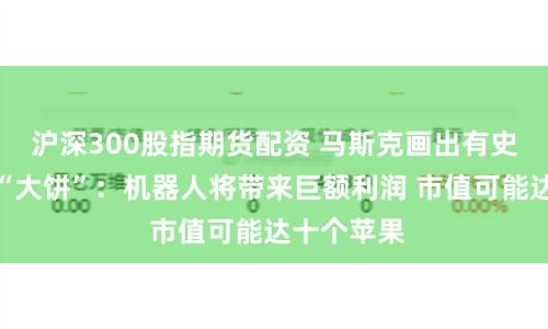 沪深300股指期货配资 马斯克画出有史以来最牛“大饼”：机器人将带来巨额利润 市值可能达十个苹果